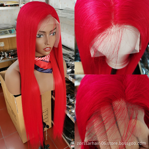 Virgin Brazilian Hair Wigs Transparent HD Lacee Frontal Wigs For Black Women 613 Blonde Red Lace Front Human Hair Extension Wigs